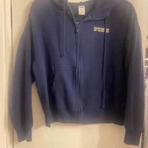 PINK Victoria's Secret Indigo Zip-Up Jacket